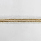 Materia textil casera   Cinta metálica del cordón del ganchillo de la franja los 2cm