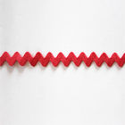 Cordón casero 100% del poliéster el 1.6cm de la materia textil Ric Rac Ribbon