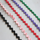 Cordón casero 100% del poliéster el 1.6cm de la materia textil Ric Rac Ribbon