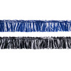 La alfombra blanca negra de nylon soporta el ajuste de la borla de la franja de los 2.5cm