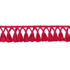 La alta cortina de la tenacidad alfombra la franja de la cinta de la borla de los 7.5cm