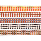 los 4cm Dots Polyester Jacquard Ribbon Trim coloreado multi