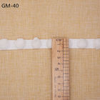 GL012 25m m algodón Pom Pom Trim de 3,5 grados