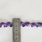 La púrpura de 20KJ72 el 1.2cm cojea el ajuste de la cinta de la lentejuela de la trenza