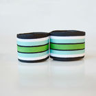 cinta verde blanca azul de nylon de las correas de la tira de los 3.8cm para la ropa