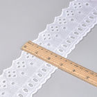 Ajuste hueco modificado para requisitos particulares del cordón del bordado del algodón de los 7.5cm