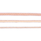cinta estrecha que hace punto plana del cordón 6m m trenzado del poliéster de 4m m 5m m