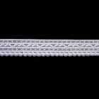 La suposición blanca KJ20057 hace el ajuste del cordón a mano del bordado de los 3.2cm